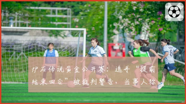 炉石传说黄金公开赛:选手“提前结束回合”被裁判警告,当事人称计时器显示异常