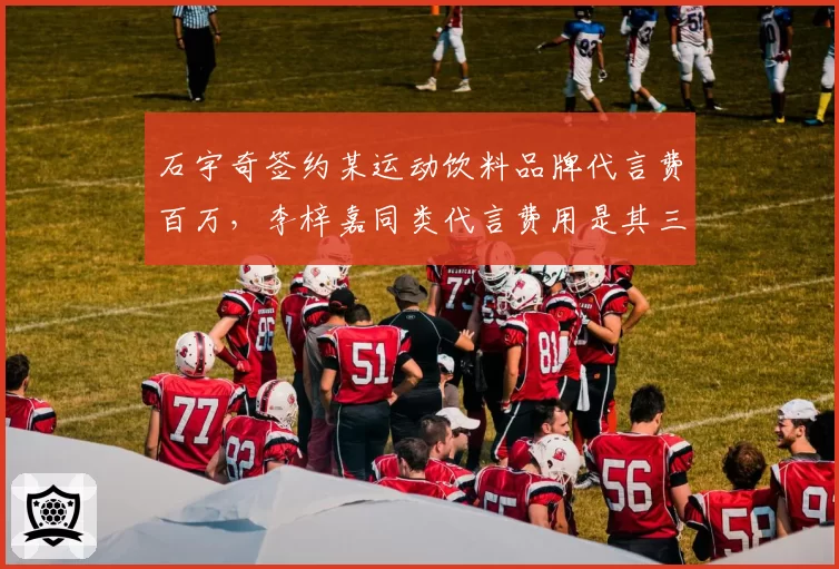 石宇奇签约某运动饮料品牌代言费百万，李梓嘉同类代言费用是其三倍对比